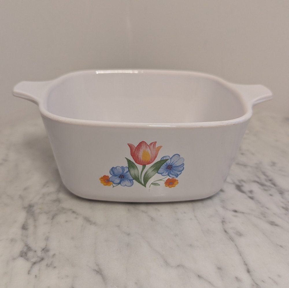 Vintage Fresh Cut Corning Ware Mini Baking Dish 700ml Made In USA